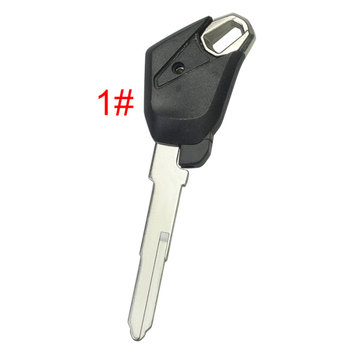 For KAWASAKI motorcycle key with left blade wiht badge , pls choose color