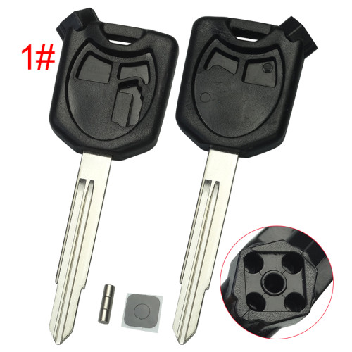 Honda-Motor bike key blank with right blade with badge , pls choose color 