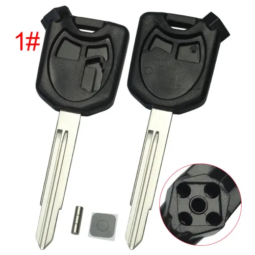 Honda-Motor bike key blank with right blade with badge , pls choose color 