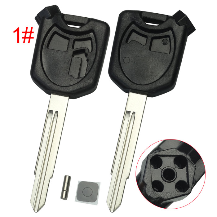 Honda-Motor bike key blank with right blade with badge , pls choose color 