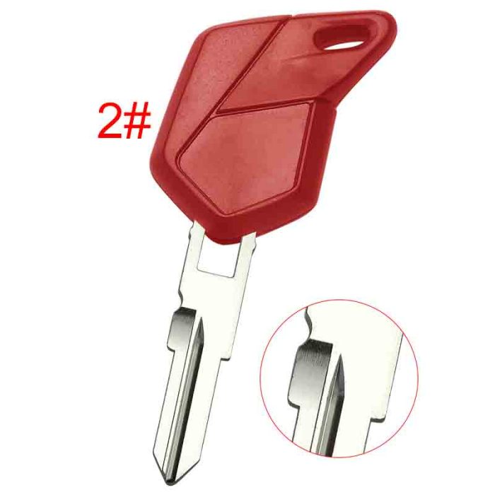 For MV motorcycle key  shell with right blade with badge , pls choose color