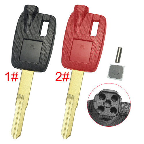 Suzuki motorcycle bike key blank with rigth blade with badge , pls choose color