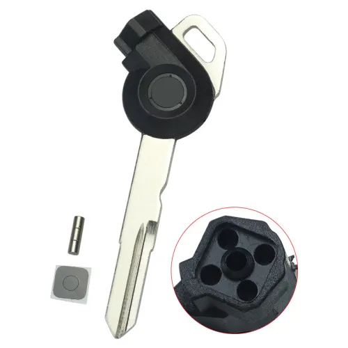 For Yamaha motorcycle transponder key blank with left blade