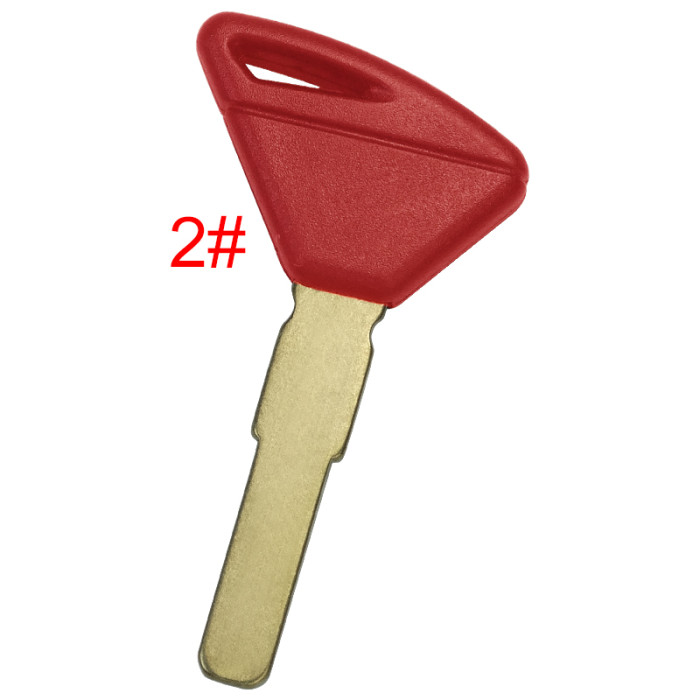 For Aprilia motorcycle transponder key shell with badge , pls choose color