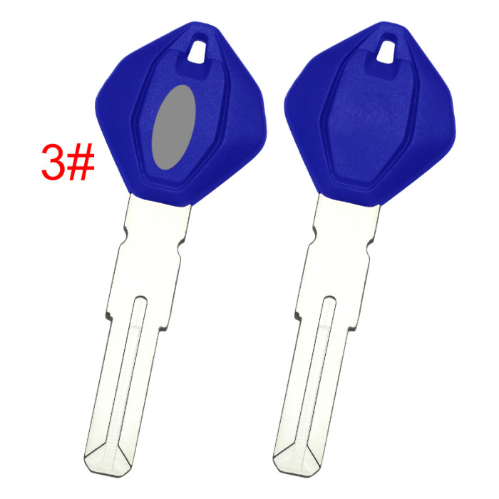 For Ducati motor  key blank with badge , pls choose color