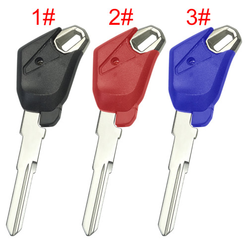 For KAWASAKI motorcycle key with  blade wiht badge , pls choose color