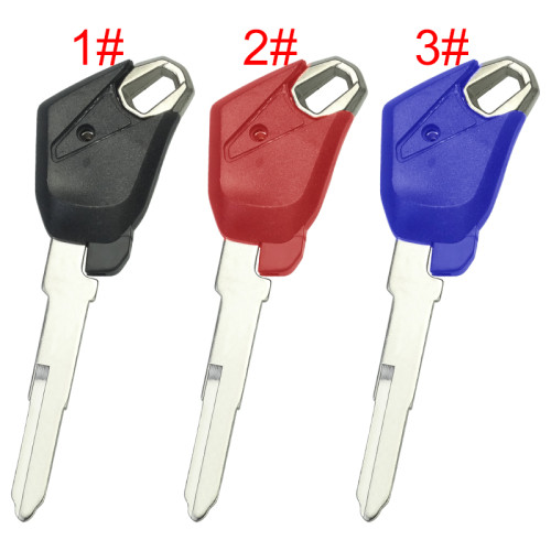 For KAWASAKI motorcycle key with right blade wiht badge , pls choose color