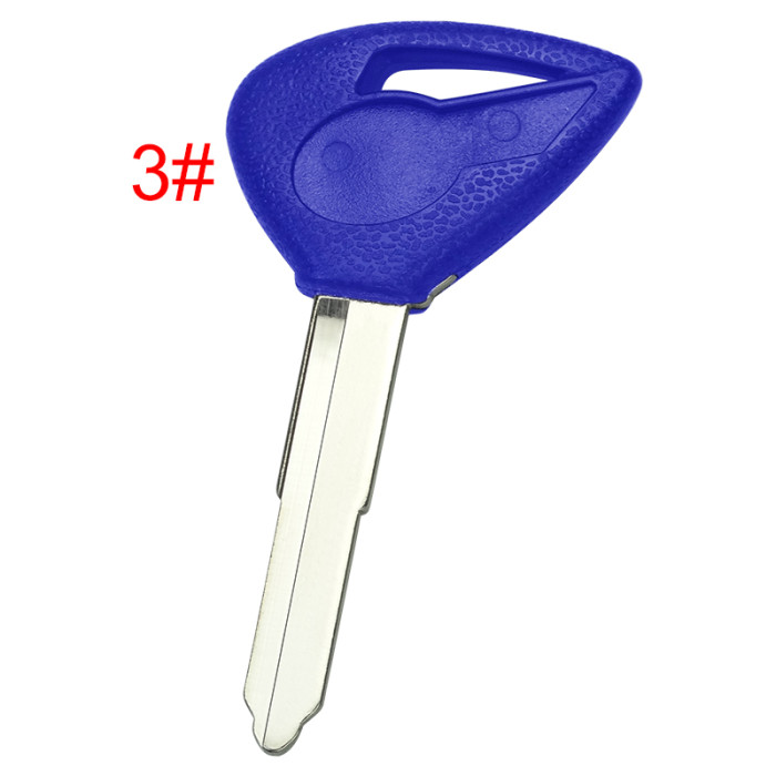 For  Yamaha motorcycle transponder key blank with right blade with badge , pls choose color