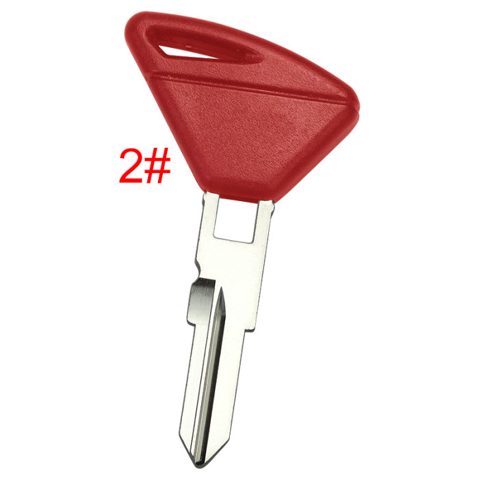 For Aprilia motorcycle transponder key shell with right blade with badge , pls choose color