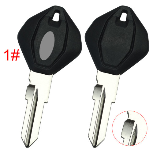 For Ducati motor  key blank with right with badge , pls choose color