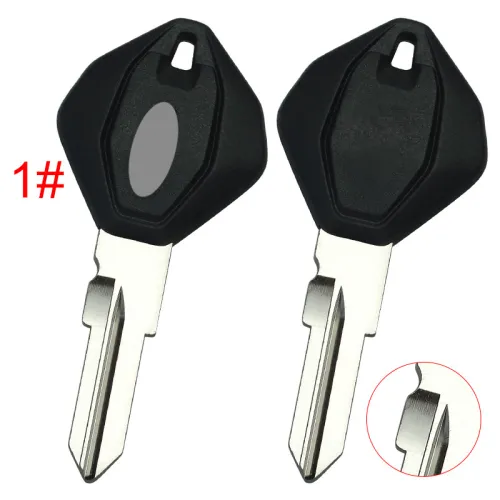For Ducati motor  key blank with right with badge , pls choose color