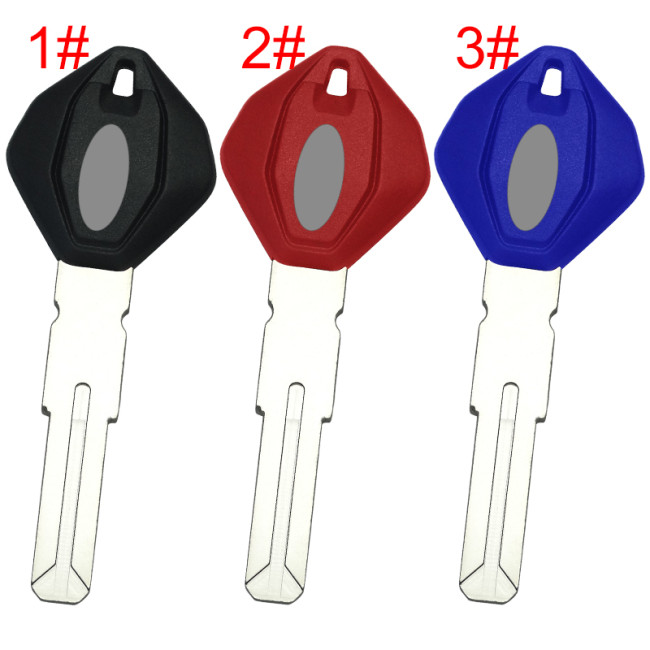 For Ducati motor  key blank with badge , pls choose color