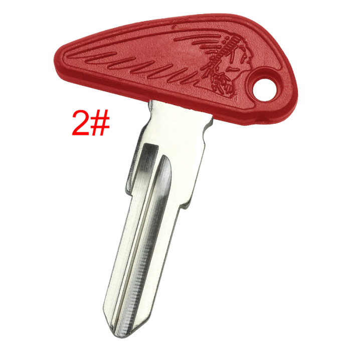 For  Indian SCOUT Motorcycle key case with right blade with badge , pls choose color
