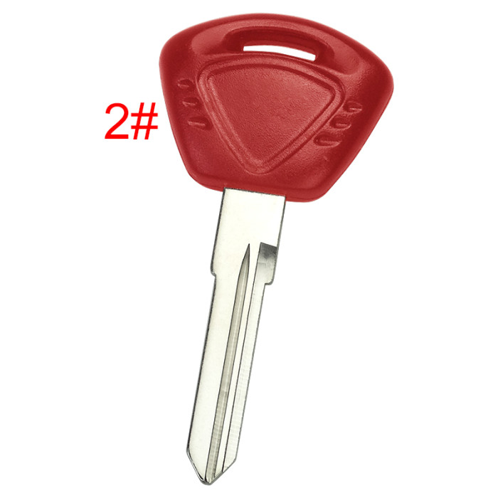 For  Triumph motorcycle key shell with left blade with badge , pls choose color