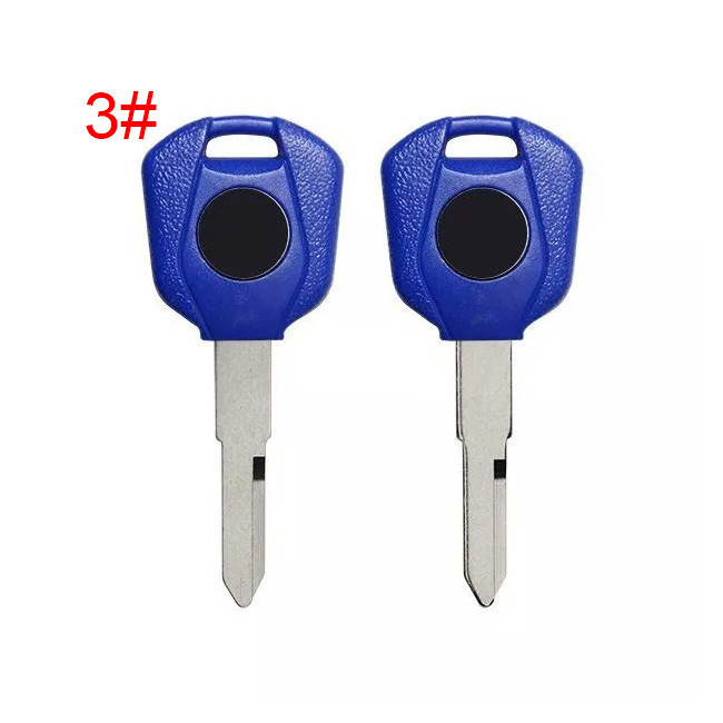 Honda-Motor  bike key blank， with left blade with badge, pls choose the color