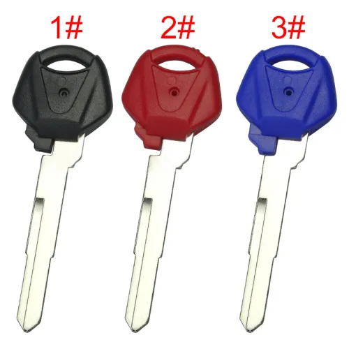 For  Yamaha motorcycle transponder key blank with right blade 54mm， pls choose color