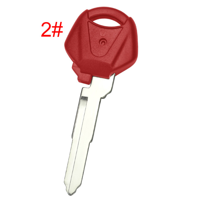 For Yamaha motorcycle transponder key blank with right blade 44mm， pls choose color