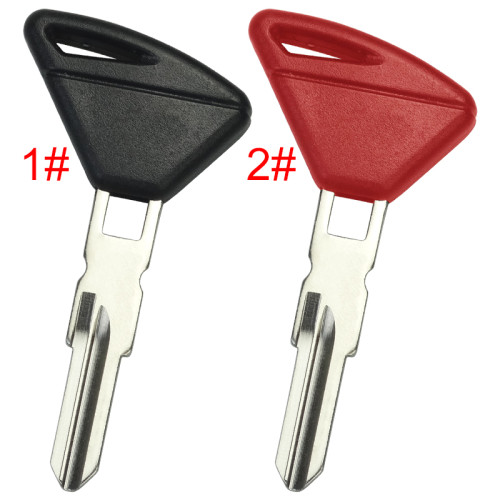 For Aprilia motorcycle transponder key shell with right blade with badge , pls choose color