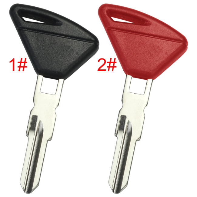 For Aprilia motorcycle transponder key shell with right blade with badge , pls choose color