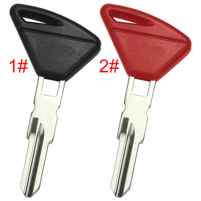 For Aprilia motorcycle transponder key shell with right blade with badge , pls choose color