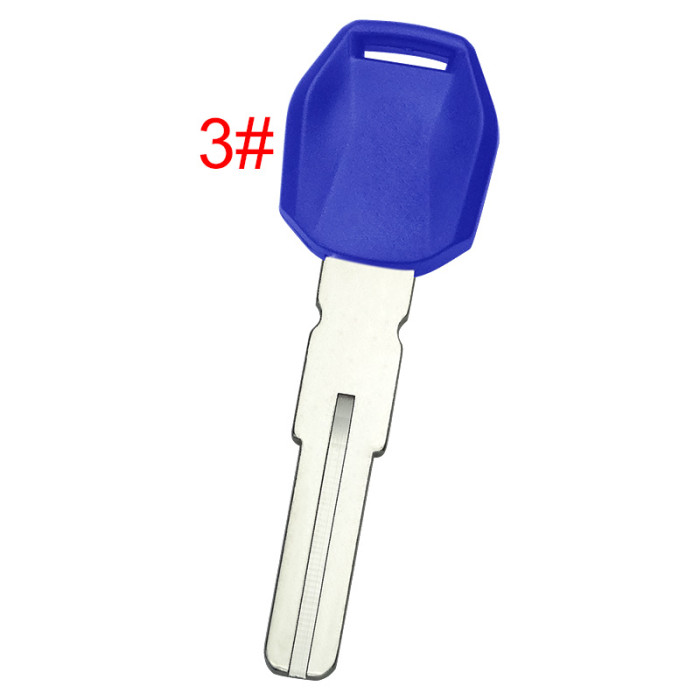 KTM Motocycle key blank with printed badge,pls choose color