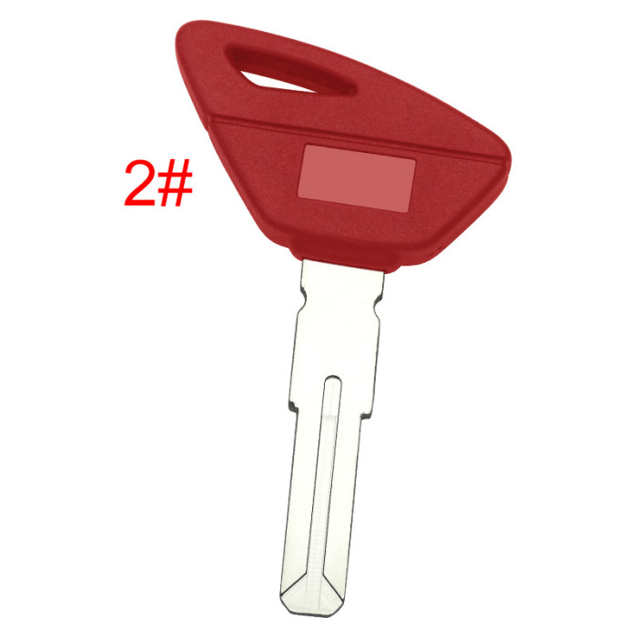 For Aprilia motorcycle  key shell with  blade with badge , pls choose color