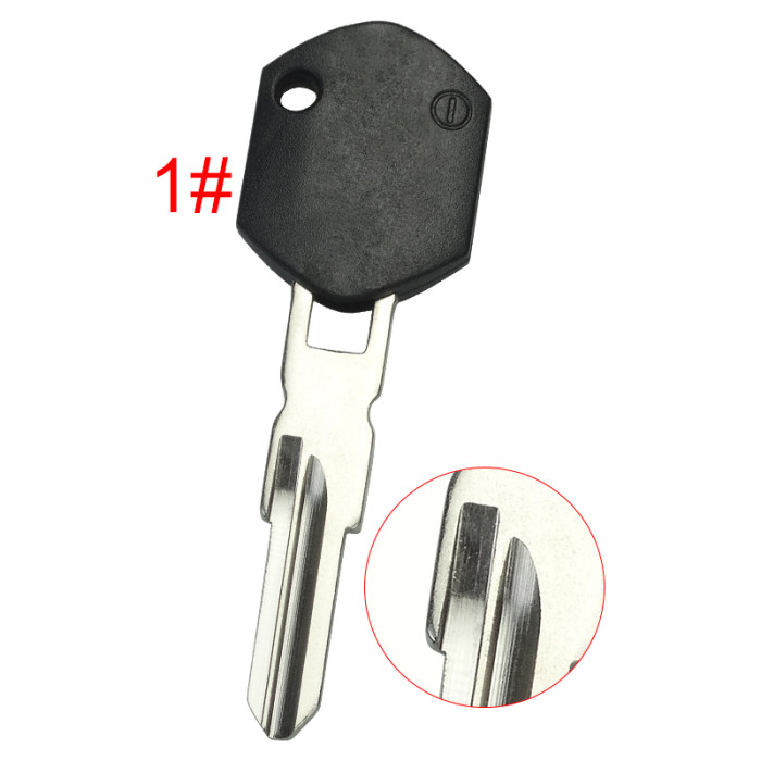 KTM Motocycle car key blank with right blade with printed badge , pls choose color