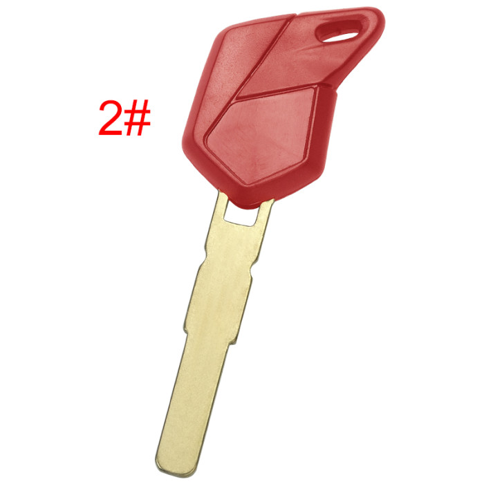 For MV motorcycle key  shell with badge , pls choose color