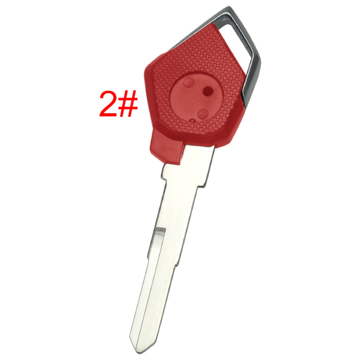 For KAWASAKI motorcycle key blank with right blade with badge , pls choose color
