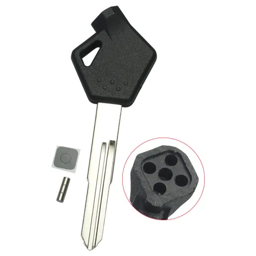 For Suzuki motorcycle bike key blank with right blade with badge