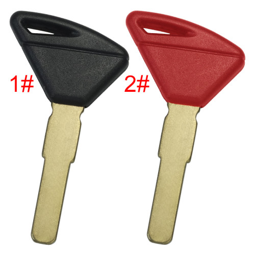 For Aprilia motorcycle transponder key shell with badge , pls choose color