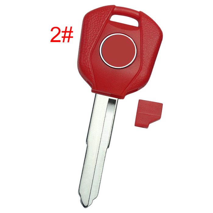 Honda-Motor  bike key blank， with left blade with badge, pls choose the color