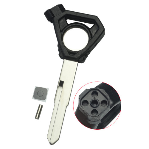 For yamaha motorcycle transponder key blank with right blade
