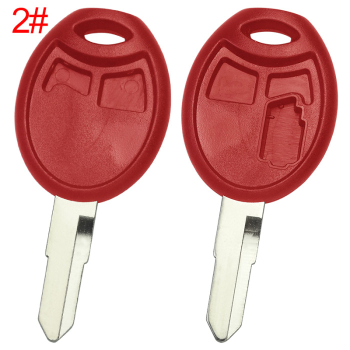 Honda-Motor bike key blank with left blade with badge , pls choose color