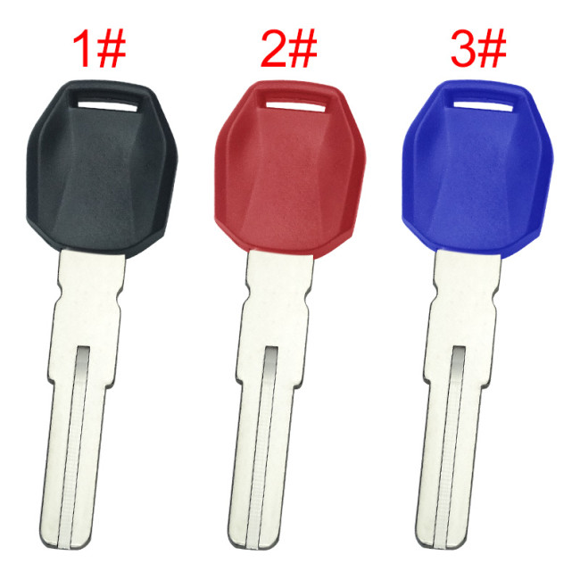 KTM Motocycle key blank with printed badge,pls choose color