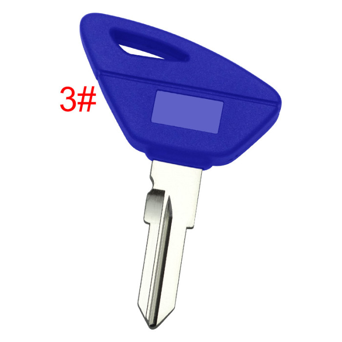 For Aprilia motorcycle  key shell with  right blade with badge , pls choose color