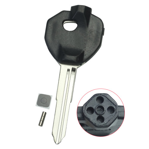 For Suzuki motorcycle bike key blank with left blade