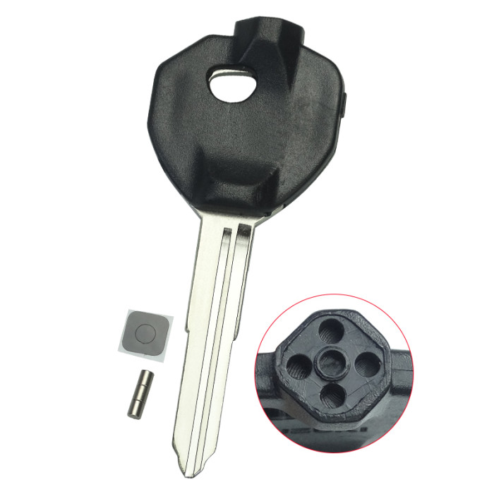 For Suzuki motorcycle bike key blank with left blade