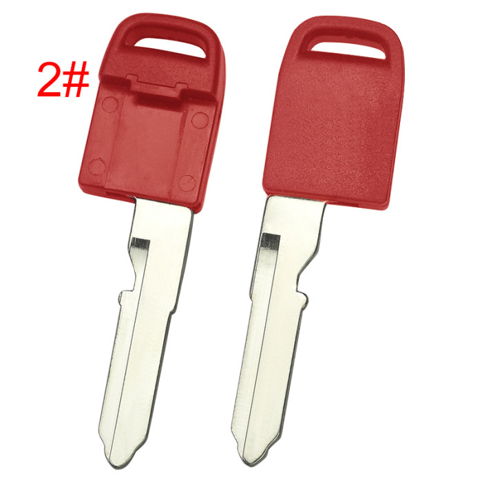 For yamaha motorcycle transponder key blank with right blade(black）,with unremovable printed badge