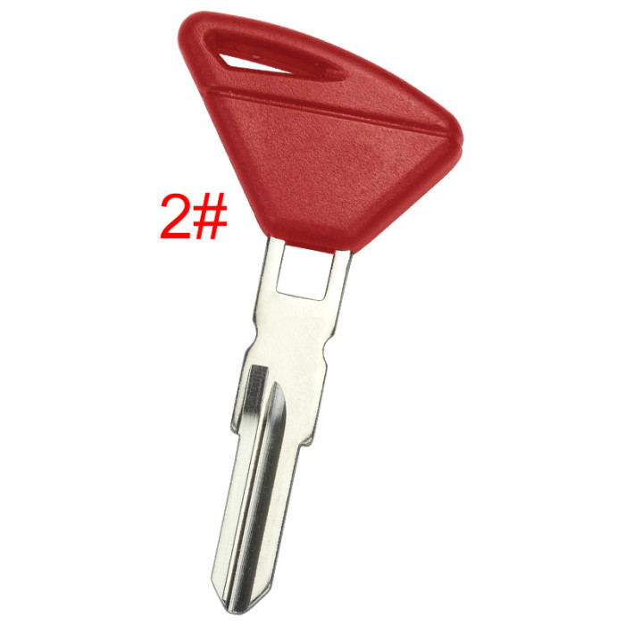 For Aprilia motorcycle transponder key shell with right blade with badge , pls choose color