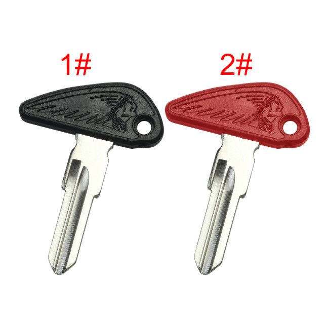 For Indian SCOUT Motorcycle key case with right blade with badge , pls choose color