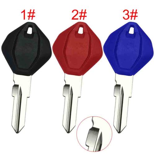 For Ducati motor  key blank with right without badge , pls choose color
