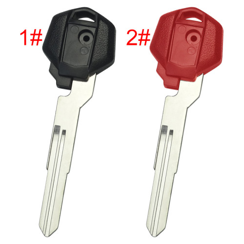 For Suzuki motorcycle bike key blank with right blade, with badge , pls choose color