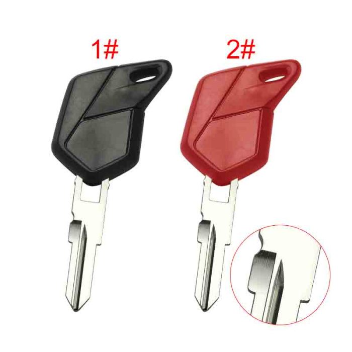 For MV motorcycle key  shell with right blade with badge , pls choose color