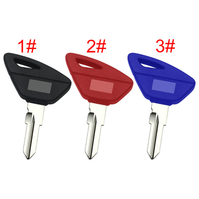 For Aprilia motorcycle key shell with right blade without badge , pls choose color