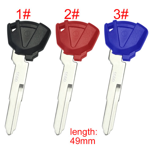 For KAWASAKI Motorcycle key bank with left blade length:49mm,With original printing 0055, pls choose color