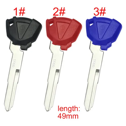 For KAWASAKI Motorcycle key bank with left blade length:49mm,With original printing 0055, pls choose color