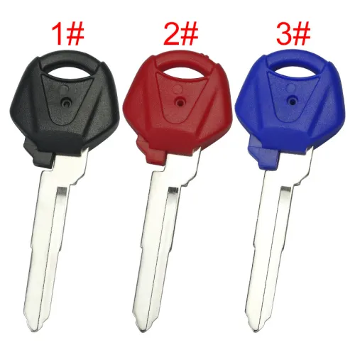 For  Yamaha motorcycle transponder key blank with left blade 44mm， pls choose color