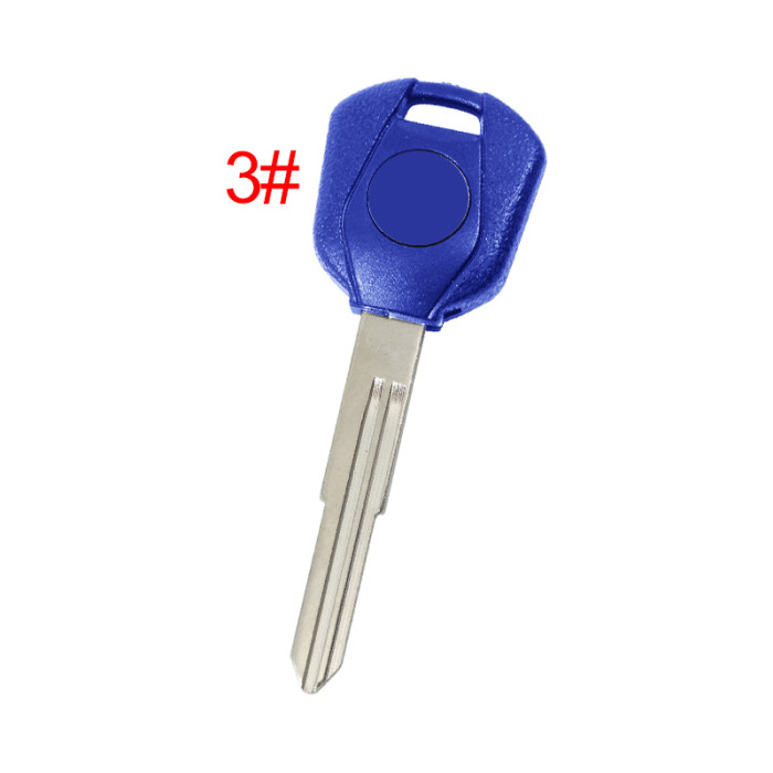 Honda-Motor  bike key blank， with left blade with badge, pls choose the color