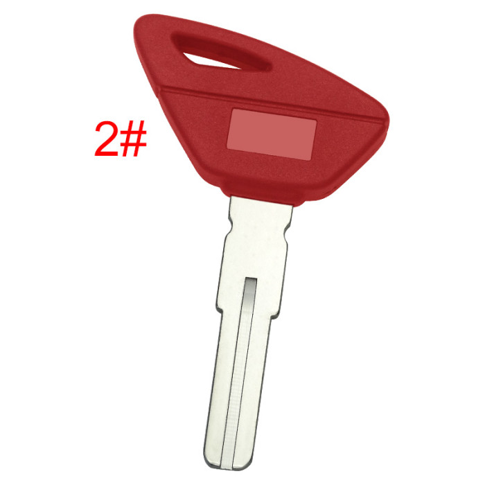 For Aprilia motorcycle  key shell with  blade with badge , pls choose color